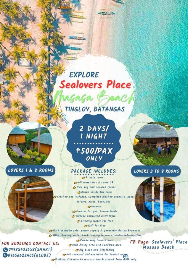Sealovers' Place Masasa Beach Batangas Exteriér fotografie